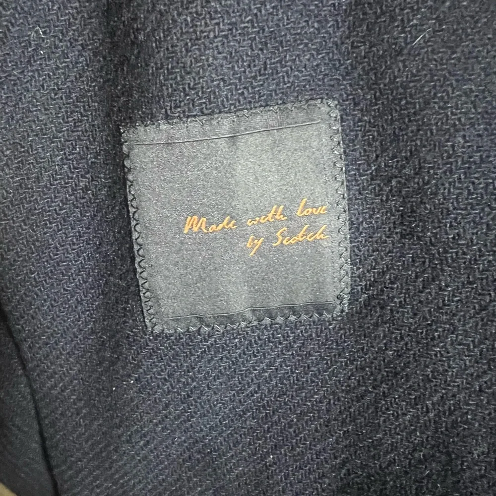Scotch & Soda Dark Blue Textured Blazer - Picture 8 of 12